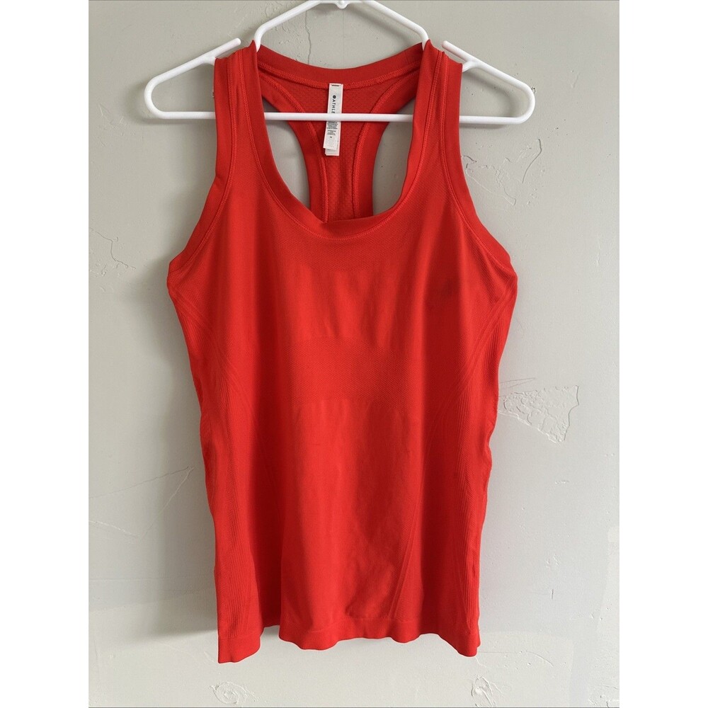 Athleta Razorback Tank Top Medium Women’s Orange-Red